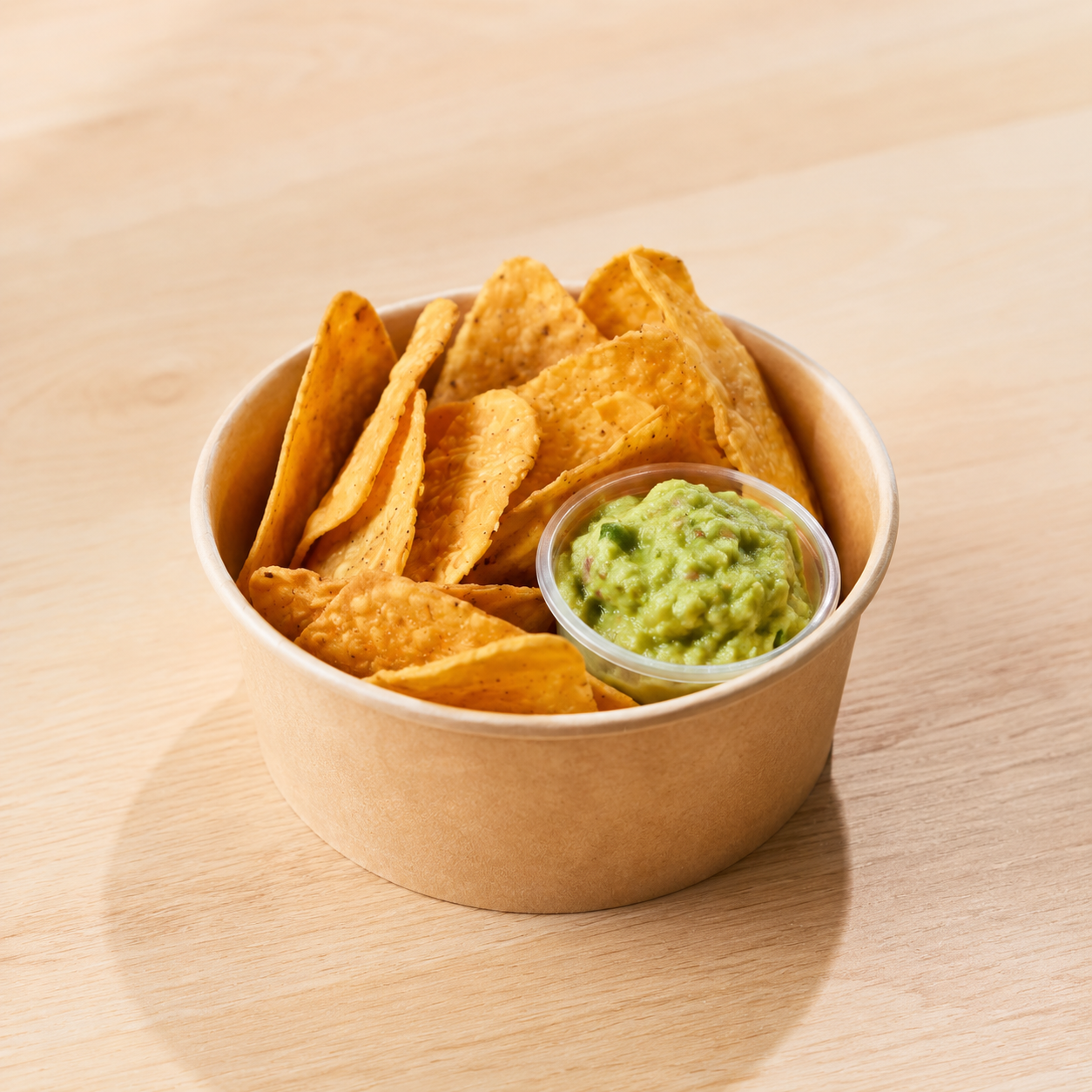 Nachos con guacamole